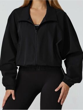 Under Armour Black Women's Zip-Up Lightweight Poliéster Jacket Size XS